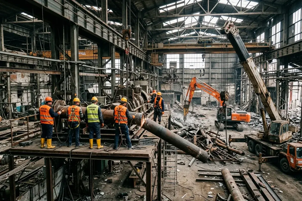 Fabrika ve Tesis Sökümünde Hurda Karşılığı Anlaşma Rehberi