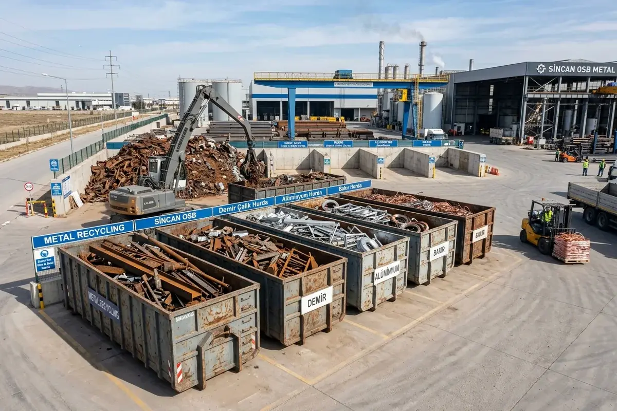 Sincan ve Başkent OSB Fabrika Hurda Metal Geri Kazanım Fırsatları